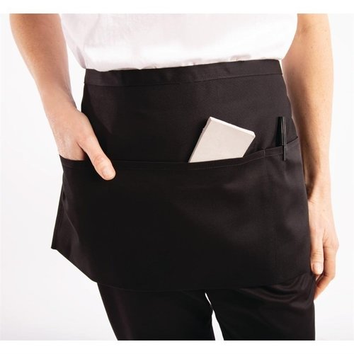 Chef Works Short Bistro Apron Black Chef Works Short Bistro Apron Black