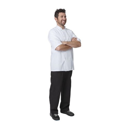 Chef Works Bluza unisex biała z krótkim rękawem Chefs Works Unisex Volnay L Chef Works Bluza unisex biała z krótkim rękawem Chefs Works Unisex Volnay L