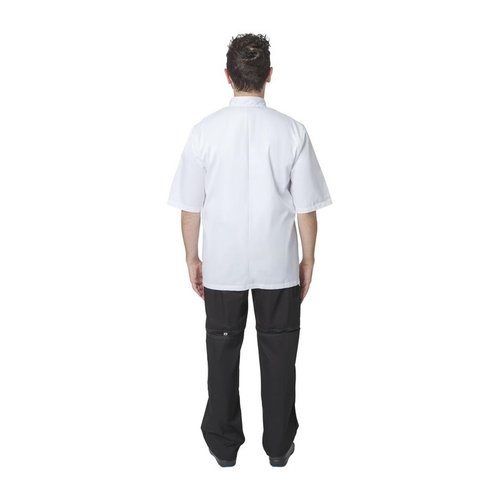 Chef Works Bluza unisex biała z krótkim rękawem Chefs Works Unisex Volnay L Chef Works Bluza unisex biała z krótkim rękawem Chefs Works Unisex Volnay L