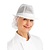 XXLselect Polyester-Nylon Trilby Hat with Net Snood, Size M, White