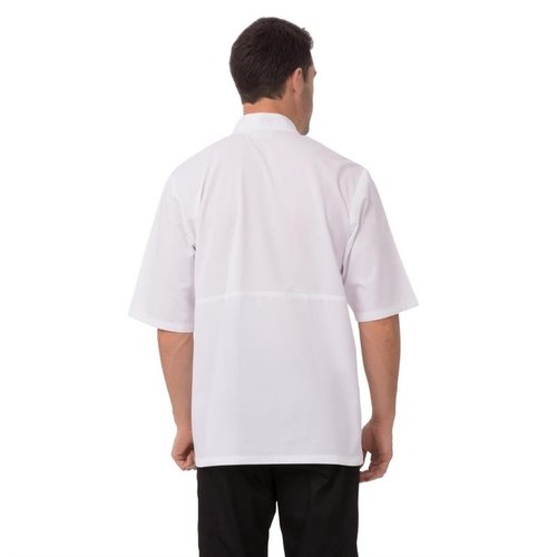 Chef Works Bluza unisex biała z krótkim rękawem Chefs Works Montreal Cool Vent XS Chef Works Bluza unisex biała z krótkim rękawem Chefs Works Montreal Cool Vent XS