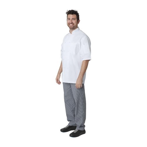 Chef Works Bluza unisex biała z krótkim rękawem Chefs Works Montreal Cool Vent XS Chef Works Bluza unisex biała z krótkim rękawem Chefs Works Montreal Cool Vent XS