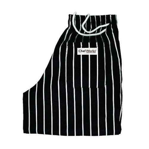 Chef Works Designer Baggy Pant Chalk Stripe L Chef Works Designer Baggy Pant Chalk Stripe L