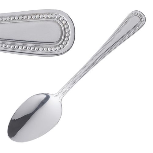 Olympia Bead Dessert Spoon 18/0 (Pack of 12) Olympia Bead Dessert Spoon 18/0 (Pack of 12)
