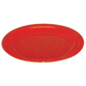 Kristallon Polycarbonate Plates Red 230mm (Pack of 12)