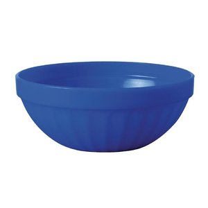 Kristallon Polycarbonate Bowls Blue 102mm (Pack of 12) Kristallon Polycarbonate Bowls Blue 102mm (Pack of 12)