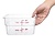 Vogue Polycarbonate Food Container, 1,5 L with Measuring Cup