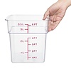 Vogue Polycarbonate Food Container, 3,5 L with Measuring Cup