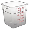 Vogue Polycarbonate Food Container, 3,5 L with Measuring Cup