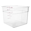 Vogue Polycarbonate Food Container, 5,5 L with Measuring Cup