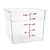 Vogue Polycarbonate Food Container, 5,5 L with Measuring Cup