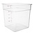Vogue Polycarbonate Food Container, 7 L with Measuring Cup