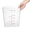Vogue Polycarbonate Food Container, 7 L with Measuring Cup
