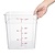 Vogue Polycarbonate Food Container, 7 L with Measuring Cup