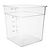 Vogue Polycarbonate Food Container, 7 L with Measuring Cup