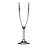 BBP Transparent Polycarbonate Champagne Flutes 200 ml CE Marked at 175 ml (Pack of 12)