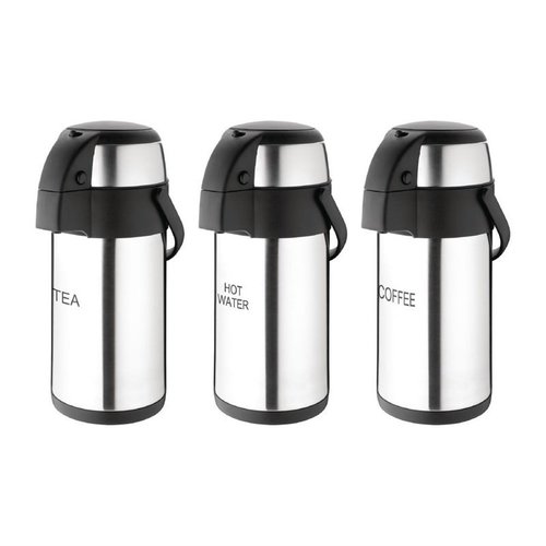 Olympia Stainless Steel Vacuum Coffee Flask 3 L with Pump Olympia Stainless Steel Vacuum Coffee Flask 3 L with Pump