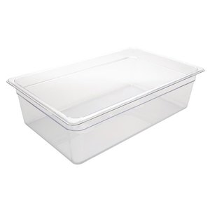 Vogue Polycarbonate Gastronorm Container 1/1 150 mm, Transparent