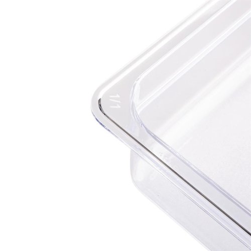 Vogue Polycarbonate Gastronorm Container 1/1 200 mm, Transparent Vogue Polycarbonate Gastronorm Container 1/1 200 mm, Transparent
