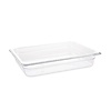 Vogue Polycarbonate Gastronorm Container 1/2 65 mm, Transparent