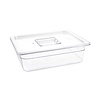 Vogue Polycarbonate Gastronorm Container 1/2 100 mm, Transparent
