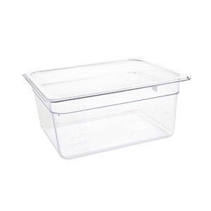 Vogue Polycarbonate Gastronorm Container 1/2 150 mm, Transparent Vogue Polycarbonate Gastronorm Container 1/2 150 mm, Transparent