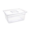 Vogue Polycarbonate Gastronorm Container 1/2 150 mm, Transparent Vogue Polycarbonate Gastronorm Container 1/2 150 mm, Transparent