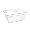 Vogue Polycarbonate Gastronorm Container 1/2 150 mm, Transparent Vogue Polycarbonate Gastronorm Container 1/2 150 mm, Transparent