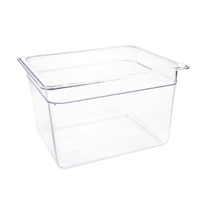 Vogue Polycarbonate Gastronorm Container 1/2 200 mm, Transparent Vogue Polycarbonate Gastronorm Container 1/2 200 mm, Transparent