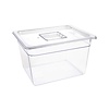 Vogue Polycarbonate Gastronorm Container 1/2 200 mm, Transparent Vogue Polycarbonate Gastronorm Container 1/2 200 mm, Transparent