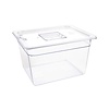Vogue Polycarbonate Gastronorm Container 1/2 200 mm, Transparent Vogue Polycarbonate Gastronorm Container 1/2 200 mm, Transparent