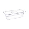 Vogue Polycarbonate Gastronorm Container 1/3 100 mm, Transparent Vogue Polycarbonate Gastronorm Container 1/3 100 mm, Transparent