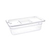 Vogue Polycarbonate Gastronorm Container 1/3 100 mm, Transparent Vogue Polycarbonate Gastronorm Container 1/3 100 mm, Transparent