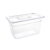 Vogue Polycarbonate Gastronorm Container 1/4 150 mm, Transparent Vogue Polycarbonate Gastronorm Container 1/4 150 mm, Transparent