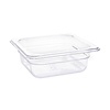 Vogue Polycarbonate Gastronorm Container 1/6 65 mm, Transparent Vogue Polycarbonate Gastronorm Container 1/6 65 mm, Transparent