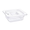 Vogue Polycarbonate Gastronorm Container 1/6 65 mm, Transparent Vogue Polycarbonate Gastronorm Container 1/6 65 mm, Transparent