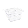 Vogue Polycarbonate Gastronorm Container 1/6 100 mm, Transparent Vogue Polycarbonate Gastronorm Container 1/6 100 mm, Transparent