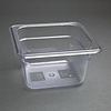 Vogue Polycarbonate Gastronorm Container 1/6 100 mm, Transparent Vogue Polycarbonate Gastronorm Container 1/6 100 mm, Transparent