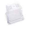 Vogue Polycarbonate Gastronorm Container 1/6 150 mm, Transparent