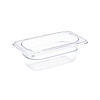Vogue Polycarbonate Gastronorm Container 1/9 65 mm, Transparent Vogue Polycarbonate Gastronorm Container 1/9 65 mm, Transparent