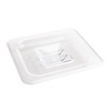 Vogue Polycarbonate Gastronorm Lid 1/6 with Handle