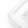 Vogue Polycarbonate Gastronorm Lid 1/6 with Handle