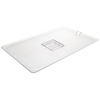 Vogue Polycarbonate Gastronorm Lid 1/1 with Notched and Handle