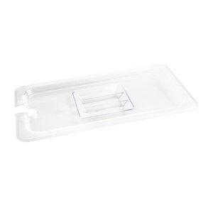 Vogue Polycarbonate Gastronorm Lid 1/3 with Notched and Handle Vogue Polycarbonate Gastronorm Lid 1/3 with Notched and Handle