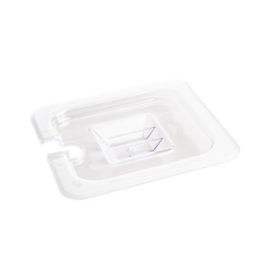 Vogue Polycarbonate Gastronorm Lid 1/6 with Notched and Handle