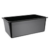 Vogue Polycarbonate Gastronorm Container 1/1 200 mm, Black Vogue Polycarbonate Gastronorm Container 1/1 200 mm, Black