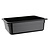 Vogue Polycarbonate Gastronorm Container 1/2 100 mm, Black