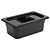 Vogue Polycarbonate Gastronorm Container 1/4 100 mm, Black