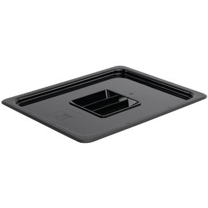Vogue Polycarbonate Gastronorm Lid 1/2, Black with Handle Vogue Polycarbonate Gastronorm Lid 1/2, Black with Handle