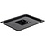 Vogue Polycarbonate Gastronorm Lid 1/2, Black with Handle